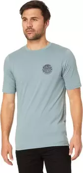 Плавки Rip Curl Icons Of Surf S/S UV Tee, цвет Mineral Blue