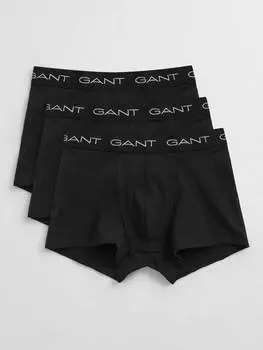 Плавки с эластичным хлопчатобумажным поясом с логотипом GANT, черный