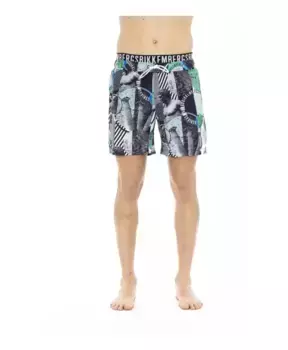 Плавки с эластичным поясом и принтом Bikkembergs, мультиколор