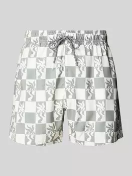 Плавки с эластичным поясом модель «Clara Palm» BOARDIES, хаки