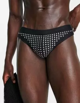 Плавки с драгоценными камнями ASOS DESIGN