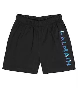 Плавки с логотипом Balmain, черный