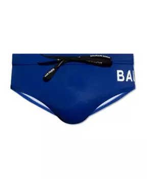 Плавки с логотипом Balmain, синий