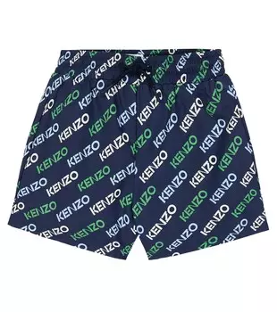 Плавки с логотипом Kenzo, синий