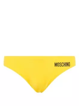 Плавки с логотипом Moschino, желтый