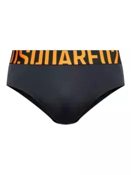 Плавки с логотипом на ленте DSQUARED2, черный