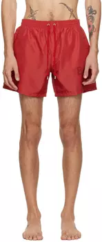 Плавки с принтом Balmain, красный