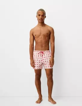 Плавки с принтом Bershka, розовый