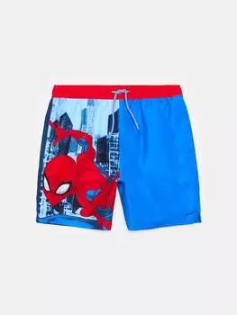 Плавки с принтом человека-паука Ovs, цвет blue/light blue