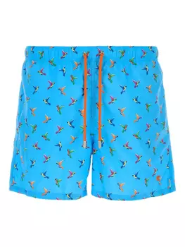 Плавки с принтом Gallo, синий