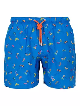 Плавки с принтом Gallo, синий