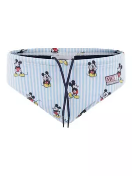 Плавки с принтом MC2 Saint Barth Kids, синий