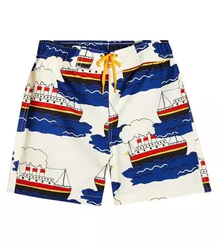 Плавки с принтом Mini Rodini, разноцветный