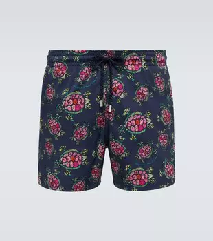 Плавки с принтом Moorise Vilebrequin, синий