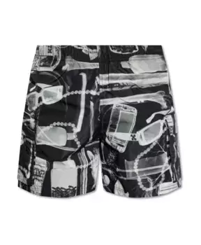 Плавки с принтом Off White, черный