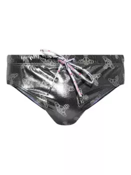 Плавки с принтом Orb Vivienne Westwood, черный