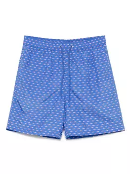 Плавки с принтом Paul & Shark, синий