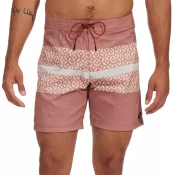 Плавки с принтом RVCA Westport, кирпичный