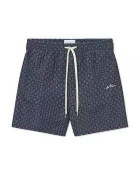 Плавки с принтом "Stan Ornament", 15 см Les Deux, синий