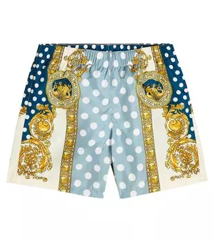 Плавки с принтом Versace, разноцветный