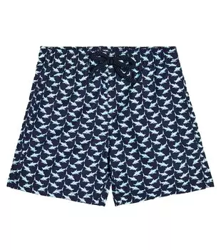 Плавки с принтом Vilebrequin Kids, синий