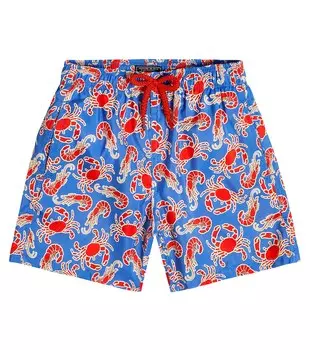 Плавки с принтом Vilebrequin, синий