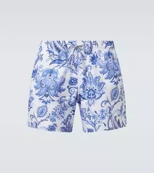 Плавки с узором пейсли Etro, Blue Exclusive