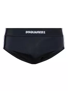 Плавки с вышитым логотипом DSQUARED2, черный