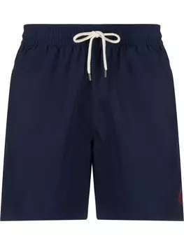 Плавки с вышитым логотипом Polo Ralph Lauren, синий
