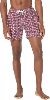Плавки SERGE BLANCO Geometric Swim Trunks, темно-синий