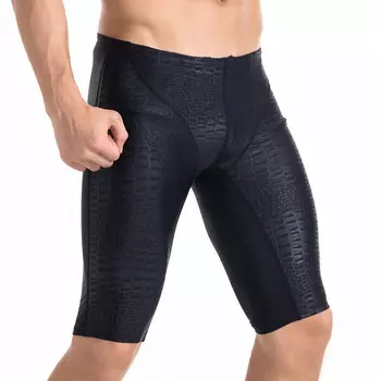 Плавки Shark Bart, мужские пятиточечные плавки-боксеры, быстросохнущие брюки из горячих источников, черные плавки большого размера L-5XL SBART