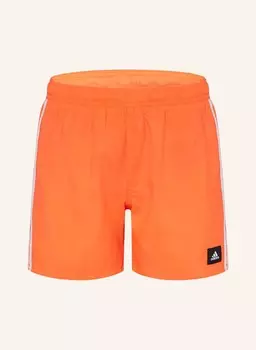 Плавки-Шорты 3 полоски Adidas, оранжевый