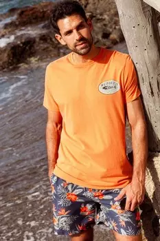 Плавки-Шорты Belukha с принтом Weird Fish, синий