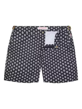 Плавки-шорты Bulldog с геометричным принтом Orlebar Brown, синий