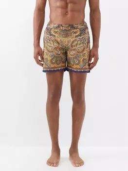 Плавки-шорты bulldog с принтом пейсли Orlebar Brown, мультиколор