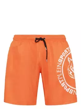 Плавки-шорты Carbon Tiger Plein Sport, оранжевый