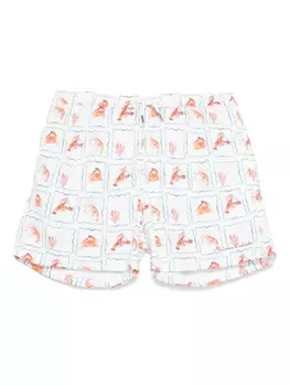 Плавки-шорты Crustaces Maison Labiche, белый