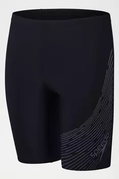 Плавки шорты для мальчиков с логотипом Medley Speedo, черный