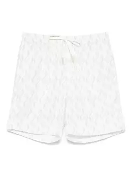 Плавки-шорты Eleventy с графическим принтом, белый