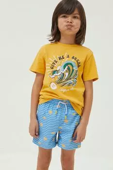 Плавки-Шорты Fatface в форме рыбы фугу Fat Face, синий