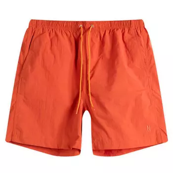 Плавки-Шорты Hauge из переработанного нейлона Norse Projects, цвет blood orange