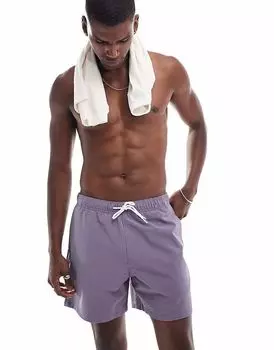 Плавки-шорты Hollister 6" фиолетового цвета