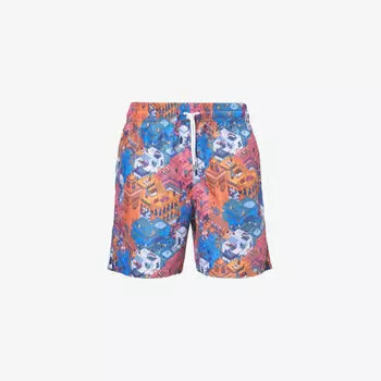 Плавки-шорты Maui с графичным принтом Derek Rose, мультиколор