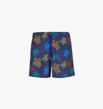 Плавки-Шорты Moorea с графическим принтом Vilebrequin, синий