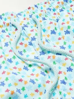 Плавки-шорты Moorise Straight-Leg средней длины с принтом из переработанных материалов VILEBREQUIN, синий