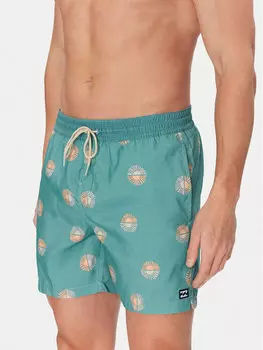 Плавки-Шорты обычного кроя Vacay Lb EBYJV00144 Billabong, зеленый