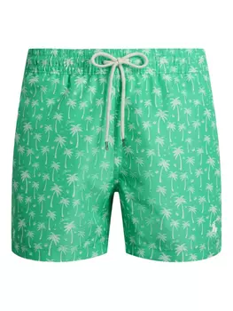 Плавки-шорты Palm Tree Polo Ralph Lauren, зеленый