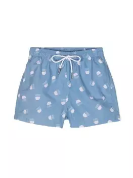 Плавки-шорты Parker с принтом Knot, синий