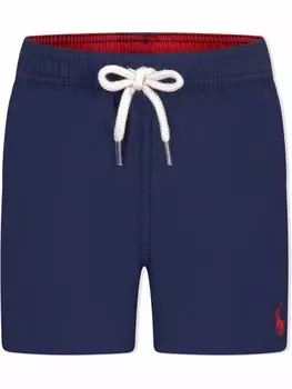 Плавки-шорты Polo Pony с кулиской Ralph Lauren Kids, синий