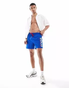 Плавки-шорты Polo Ralph Lauren Sport capsule Traveler королевского синего цвета